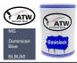 Preview: MG, Dominican Blue, BLBU50: 500ml Lackdose, von ATW Autoteile West.